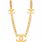Gold Link Statement Necklace
