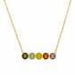 Multicolor Medallion Necklace