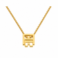 Gold Geometric Pendant Necklace